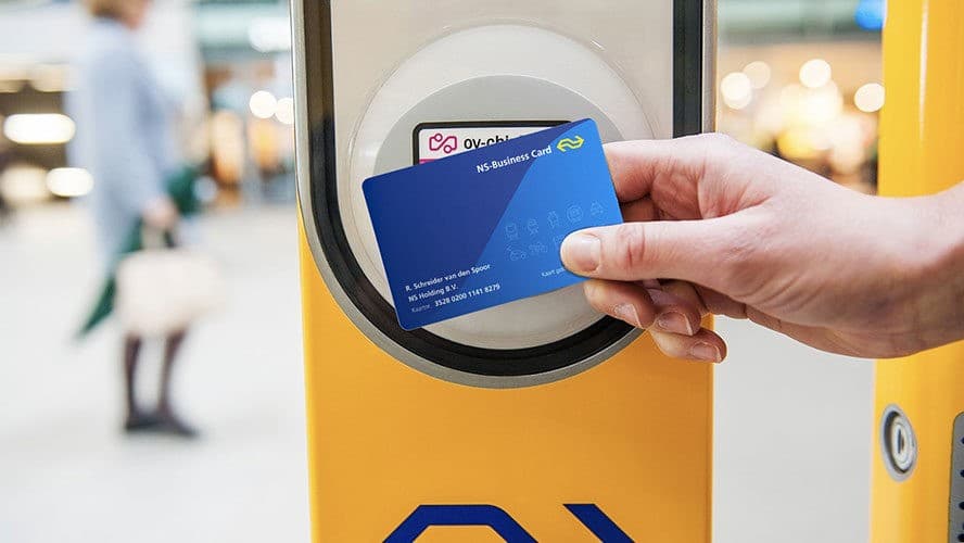 How do I upload the trips from my NS Business Card?