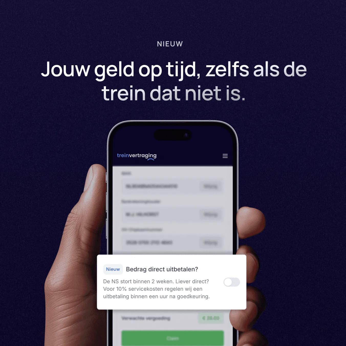 Instant claim payouts via Trein-vertraging.nl: how does it work?